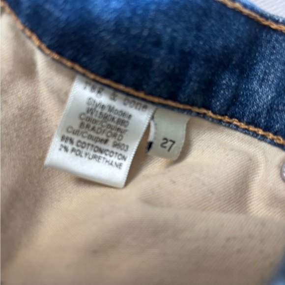 rag & bone Dre Boyfriend Women's Straight Leg Blue Jeans on Revolve - Picture 9 of 9